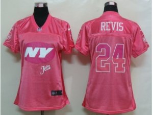 Nike Womens New York Jets #24 Revis Pink Jerseys