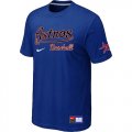 MLB Houston Astros Blue Nike Short Sleeve Practice T-Shirt