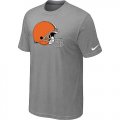 Cleveland Browns Sideline Legend Authentic Logo T-Shirt Light grey