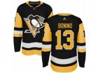 Mens Adidas Pittsburgh Penguins #13 Nick Bonino Authentic Black Home NHL Jersey