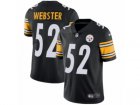 Mens Nike Pittsburgh Steelers #52 Mike Webster Vapor Untouchable Limited Black Team Color NFL Jersey
