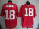 nfl indianapolis colts #18 manning red