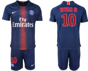 2018-19 Pari Saint-Germain 10 NEYMAR JR Home Soccer Jersey