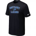 Detroit Lions Heart & Soul Black T-Shirt