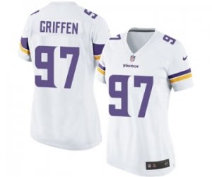 Women\'s Nike Minnesota Vikings #97 Everson Griffen Game White NFL Jersey