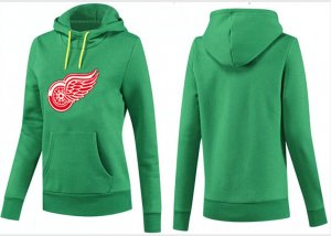 NHL Women Detroit Red Wings Logo Pullover Hoodie 16