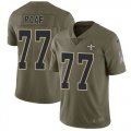 Nike Saints #77 Willie Roaf Olive Salute To Service Limited Jersey
