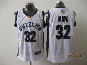 nba memphis grizzlies #32 mayo white[2011 swingman revolution 30