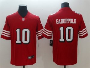 Nike 49ers #10 Jimmy Garoppolo Red 2018 Vapor Untouchable Limited Jersey