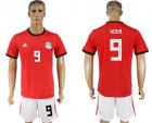 Egypt 9 KOKA Home 2018 FIFA World Cup Soccer Jersey