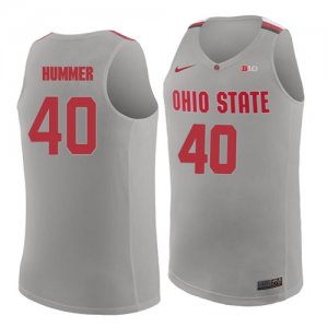 Ohio State Buckeyes 40 Danny Hummer Gray College Basketball Jersey