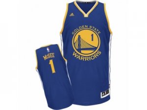 Mens Adidas Golden State Warriors #1 JaVale McGee Swingman Royal Blue Road NBA Jersey