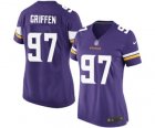Women's Nike Minnesota Vikings #97 Everson Griffen Game Purple Team Color NFL Jersey