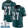 Nike Eagles #27 Malcolm Jenkins Green 2018 Super Bowl LII Vapor Untouchable Player Limited Jersey