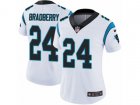 Women Nike Carolina Panthers #24 James Bradberry Vapor Untouchable Limited White NFL Jersey