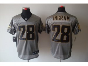 Nike NFL New Orleans Saints #28 Mark Ingram Grey Shadow Jerseys