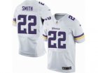 Nike jerseys minnesota vikings #22 smith white[new Elite]