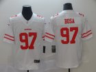 Nike 49ers #97 Nick Bosa White Youth 2019 NFL Draft First Round Pick Vapor Untouchable