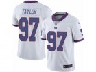 Mens Nike New York Giants #97 Devin Taylor Limited White Rush NFL Jersey