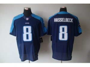 Nike nfl tennessee titans #8 matt hasselbeck dk.blue Elite jerseys