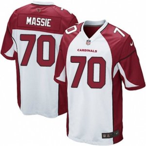 Mens Nike Arizona Cardinals #70 Bobby Massie Game White NFL Jersey