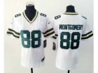Nike Women New Packers #88 Ty Montgomery white Team Color Stitched Jerseys