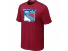 NHL New York Rangers Big & Tall Logo Red T-Shirt