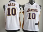 youth nba los angeles lakers #10 unveil steve nash white