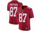 Mens Nike New York Giants #87 Sterling Shepard Vapor Untouchable Limited Red Alternate NFL Jersey