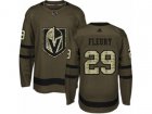 Youth Adidas Vegas Golden Knights #29 Marc-Andre Fleury Authentic Green Salute to Service NHL Jersey