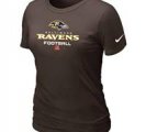 Women Baltimore Ravens brown T-Shirt