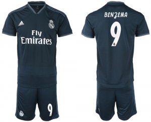 2018-19 Real Madrid 9 BENZEMA Away Soccer Jersey