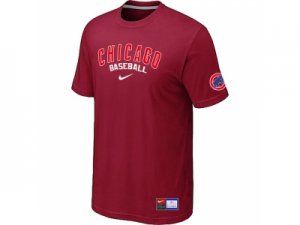 Chicago Cubs Red Nike Short Sleeve Practice T-Shirt