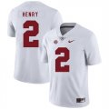 Alabama Crimson Tide 2 Derrick Henry White Nike College Football Jersey