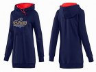 Women St. Louis Rams Logo Pullover Hoodie-027