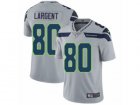 Mens Nike Seattle Seahawks #80 Steve Largent Vapor Untouchable Limited Grey Alternate NFL Jersey