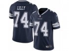 Youth Nike Dallas Cowboys #74 Bob Lilly Vapor Untouchable Limited Navy Blue Team Color NFL Jersey