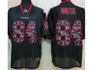 Nike Atlanta Falcons #84 Roddy White Black Jerseys[Elite Lights Out]