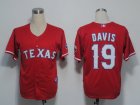 MLB Texas Rangers #19 Davis Red[Cool Base]