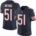 Mens Nike Chicago Bears #51 Dick Butkus Limited Navy Blue Rush NFL Jersey