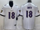 Nike Ravens #18 Roquan Smith White Vapor Untouchable Limited Jersey
