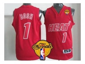 nba miami heat #1 bosh full red[2013 finals]