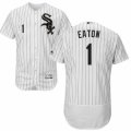 Men's Majestic Chicago White Sox #1 Adam Eaton White Black Flexbase Authentic Collection MLB Jersey