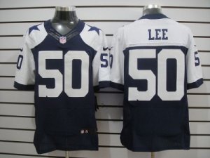 Nike NFL Dallas Cowboys #50 Sean Lee Thankgivings Blue Elite jerseys