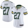 Women's Nike Green Bay Packers #27 Eddie Lacy Limited White Rush NFL Jersey