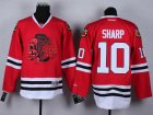 NHL chicago blackhawks #10 Patrick Sharp Stitched red jerseys[2014 new]