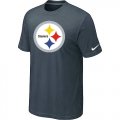 Nike Pittsburgh Steelers Sideline Legend Authentic Logo T-Shirt Grey
