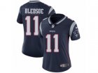 Women Nike New England Patriots #11 Drew Bledsoe Vapor Untouchable Limited Navy Blue Team Color NFL Jersey