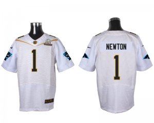 2016 PRO BOWL Nike Carolina Panthers #1 Cam Newton white jerseys(Elite)