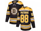 Youth Adidas Boston Bruins #88 David Pastrnak Black Home Authentic Stitched NHL Jersey